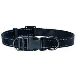 Nylonhalsband Dogman Iris Ställbar Svart