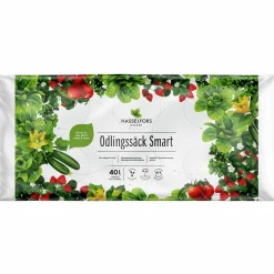 Odlingssäck Hasselfors med jord 40L