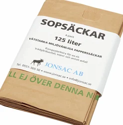 Papperssäck Jonsac 125L 100x75x25cm 4-p