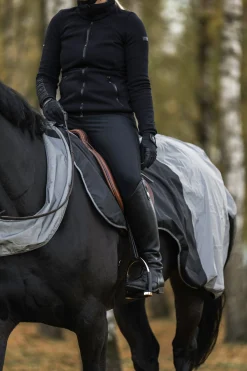 Reflexridtäcke Hansbo Sport Svart