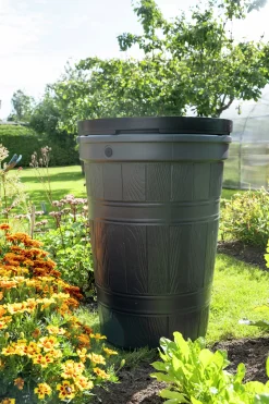 Regntunna Greenline inkl lock och kran 200L