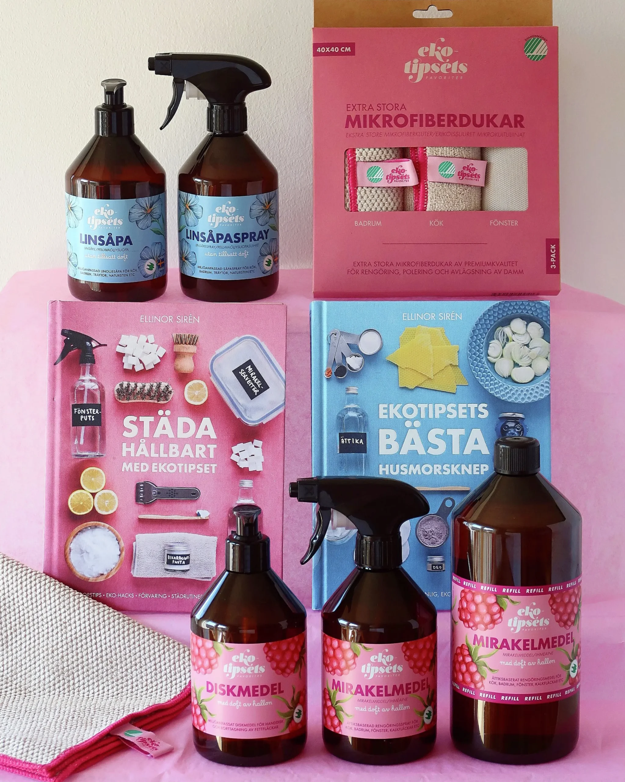 Rengöringsmedel Ekotipset Mirakelmedel Hallon Spray 500ml
