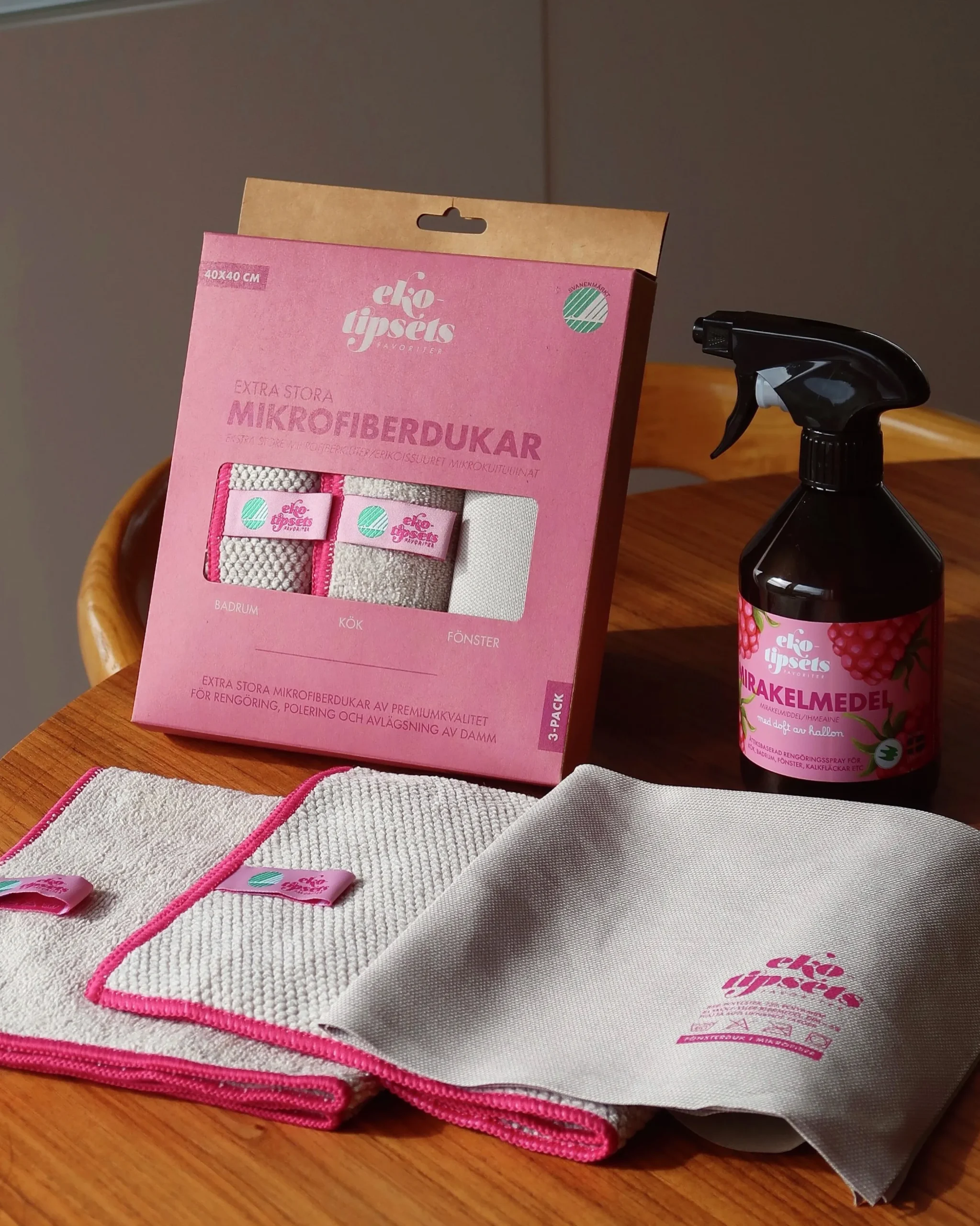 Rengöringsmedel Ekotipset Mirakelmedel Hallon Spray 500ml