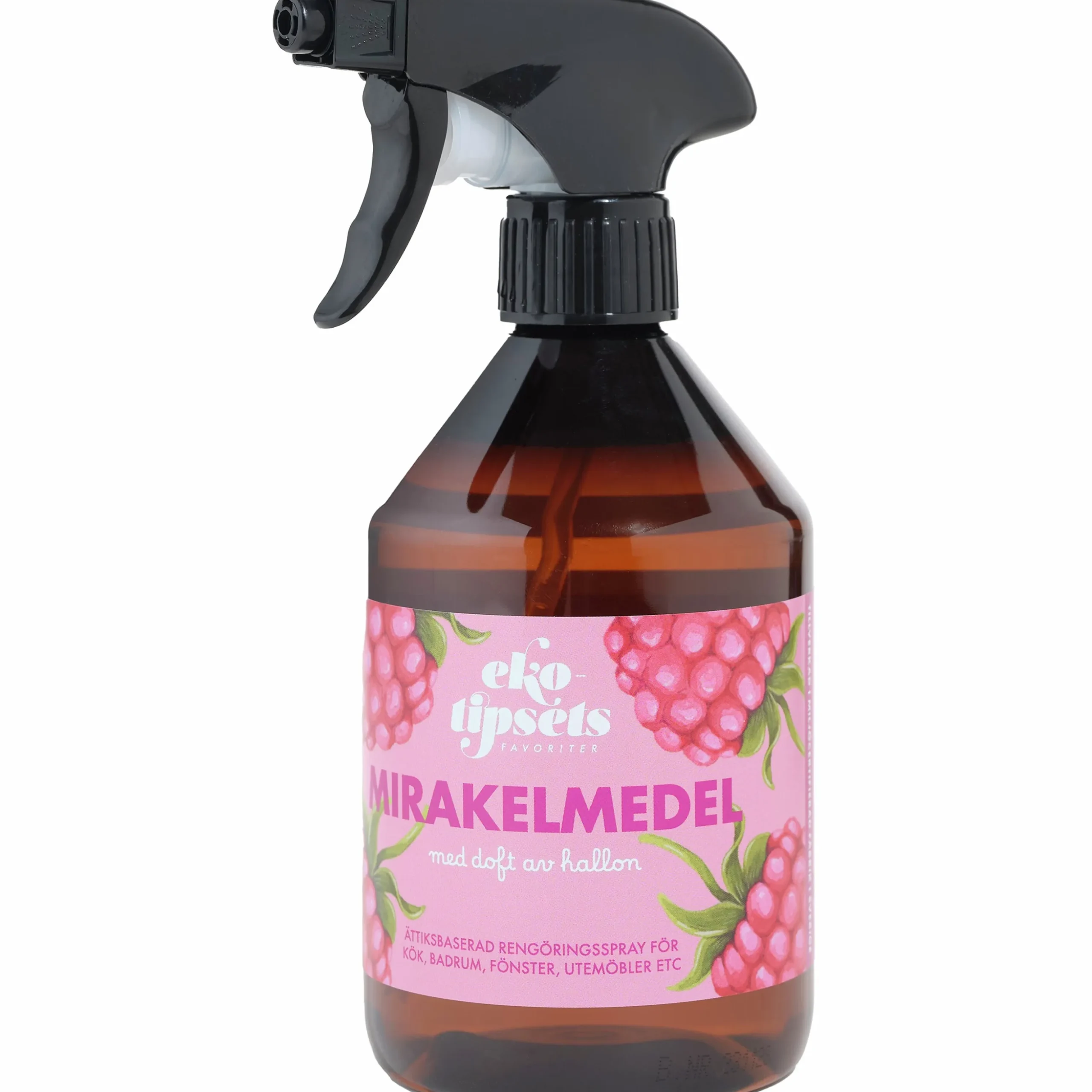 Rengöringsmedel Ekotipset Mirakelmedel Hallon Spray 500ml