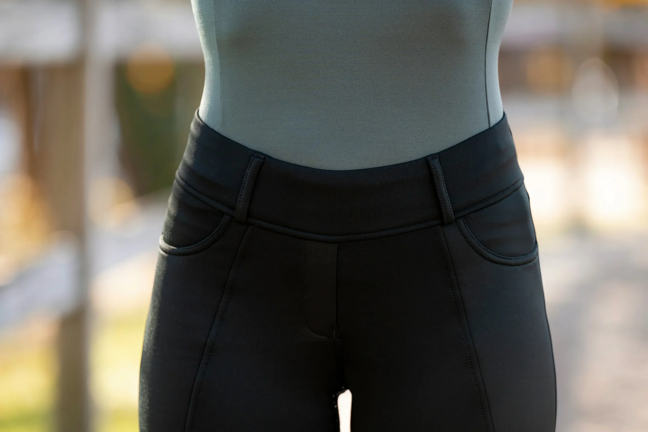 Ridtights Covalliero Fodrade Svart