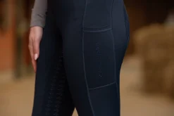 Ridtights Covalliero Grip Fodrade Helskodd Navy