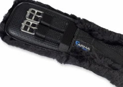 Sadelgjord ARMA Fleece Anatomisk Dressyr Svart