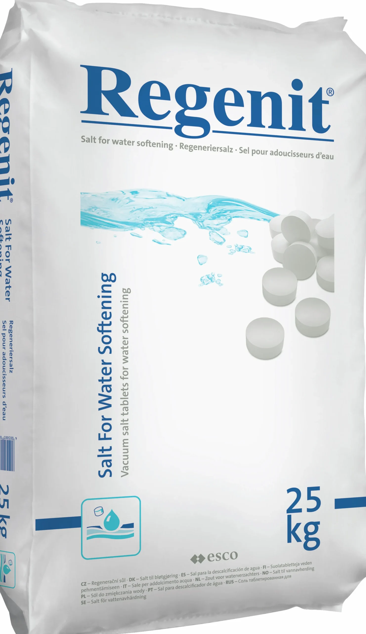 Salttabletter Regenit 1000kg (Helpall 40 säckar)