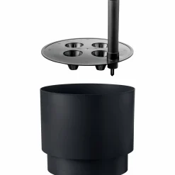 Självvattnande kruka Orthex Paulina Recycled Svart 30cm