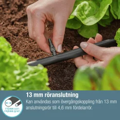 Skarvkoppling Gardena MicroDrip 3/16" 10-p