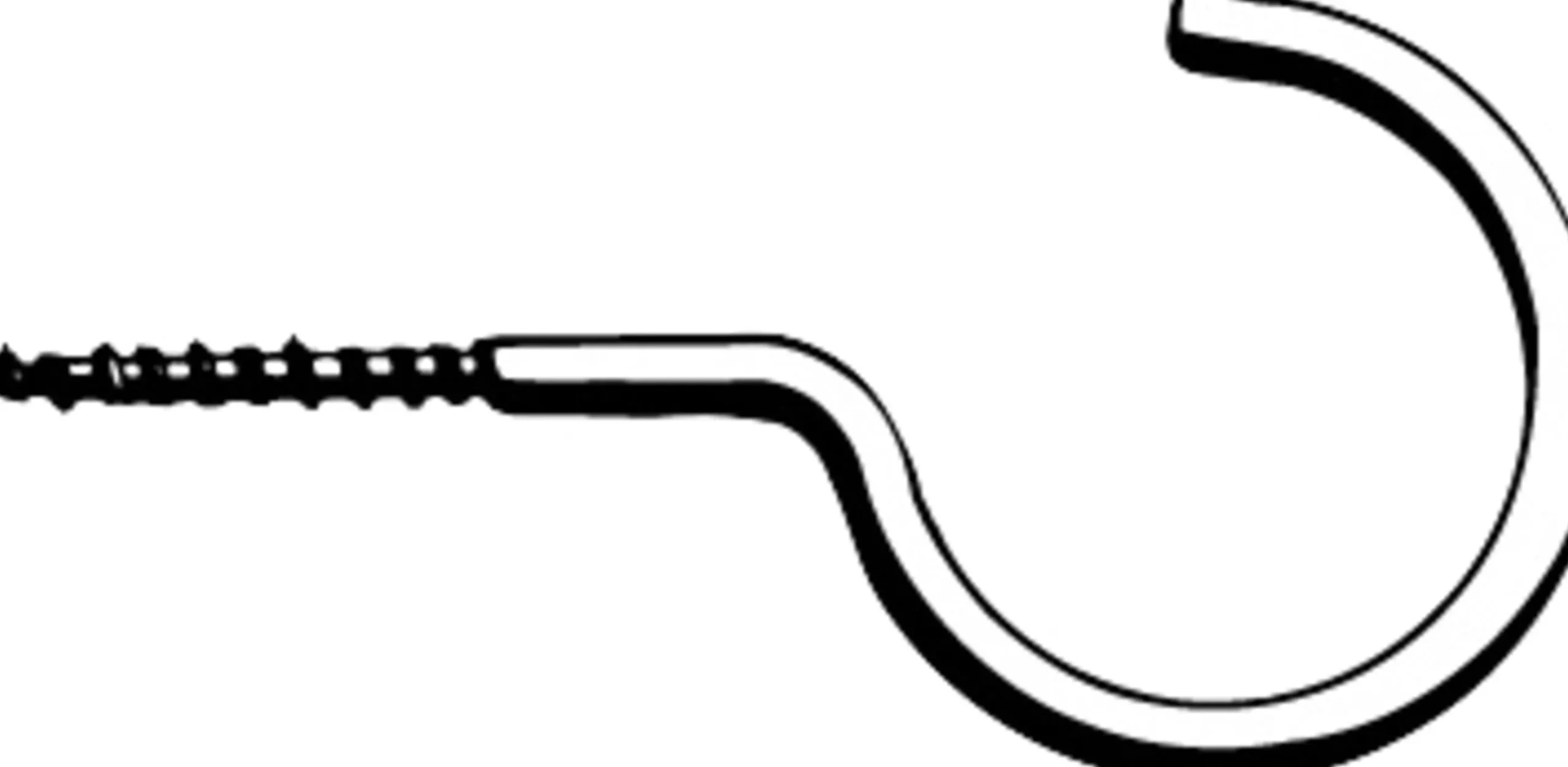 Skruvkrok Bårebo Elförzinkad 50x14x3,4mm 5-p