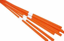 Snökäppar Bergman Plast polypropen orange med reflex 200cm