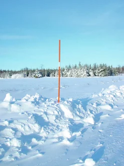Snökäppar Bergman Plast polypropen orange med reflex 200cm