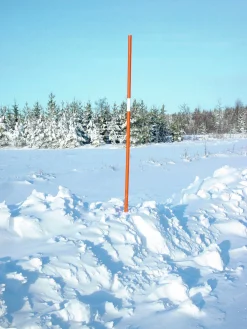 Snökäppar Bergman Plast polypropen orange med reflex 200cm
