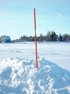 Snökäppar Bergman Plast polypropen orange med reflex 200cm