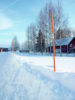 Snökäppar Bergman Plast polypropen orange med reflex 200cm