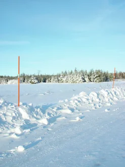 Snökäppar Bergman Plast polypropen orange med reflex 200cm