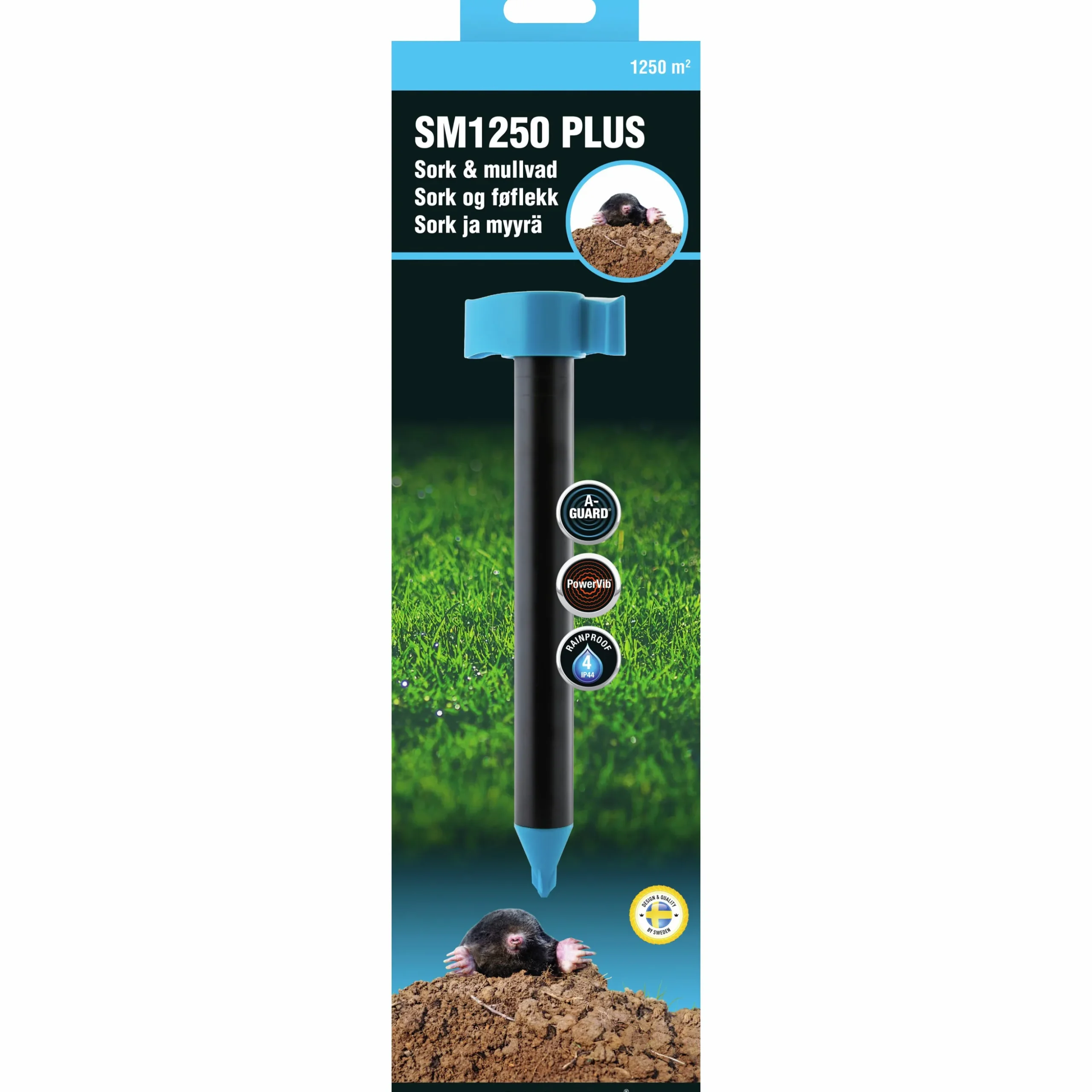 Sorkskrämma & mullvadsskrämma Silverline SM1250 plus
