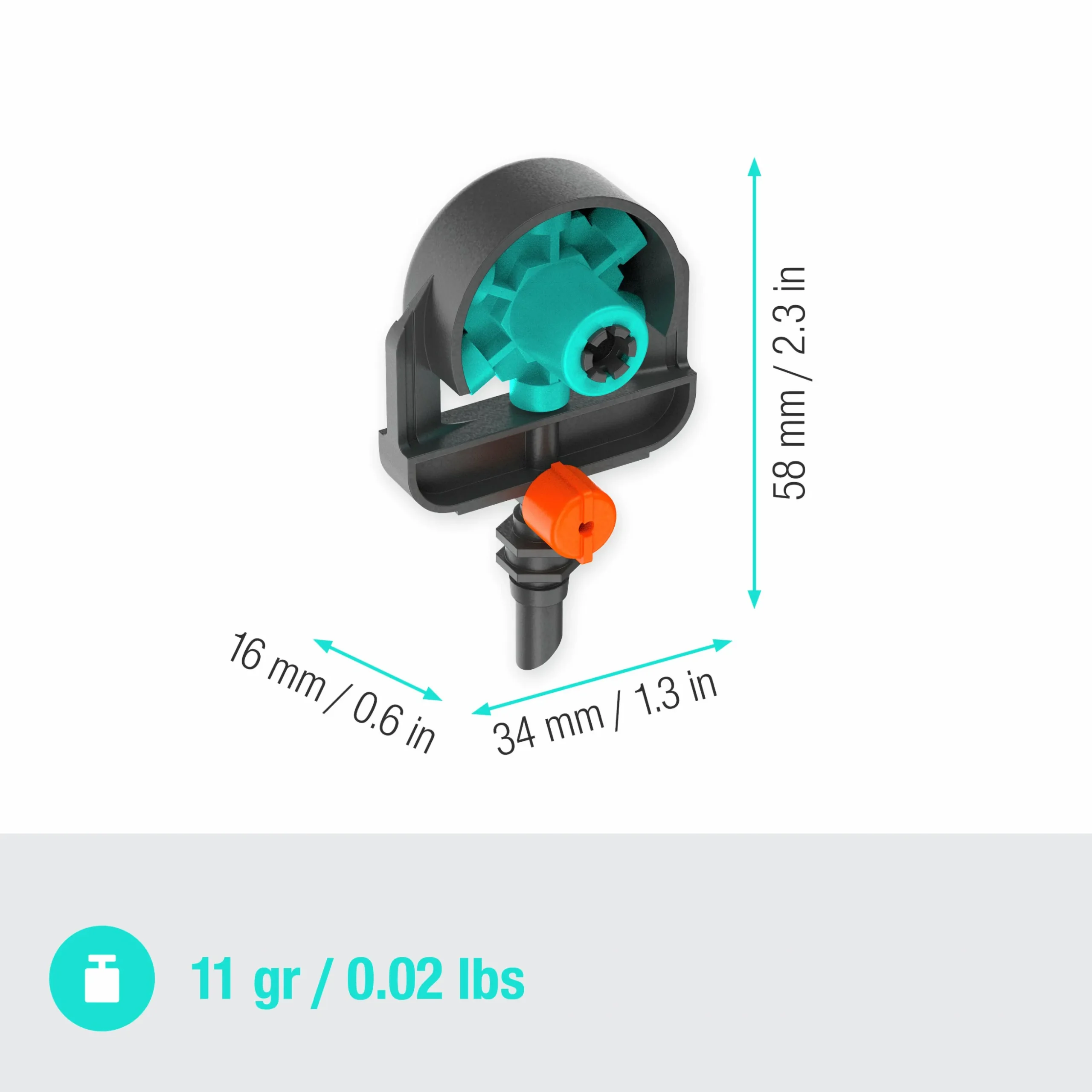 Sprutmunstycke Gardena MicroDrip 6-ytespridare