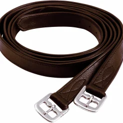 Stigläder Equipage med nylon Brun 135cm