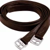 Stigläder Equipage med nylon Brun 155cm