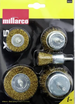 Stålborstar Millarco WorkIT 5 delar