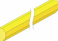 Stängselslana Octowood halvåttkantig 100x3500mm 99-p