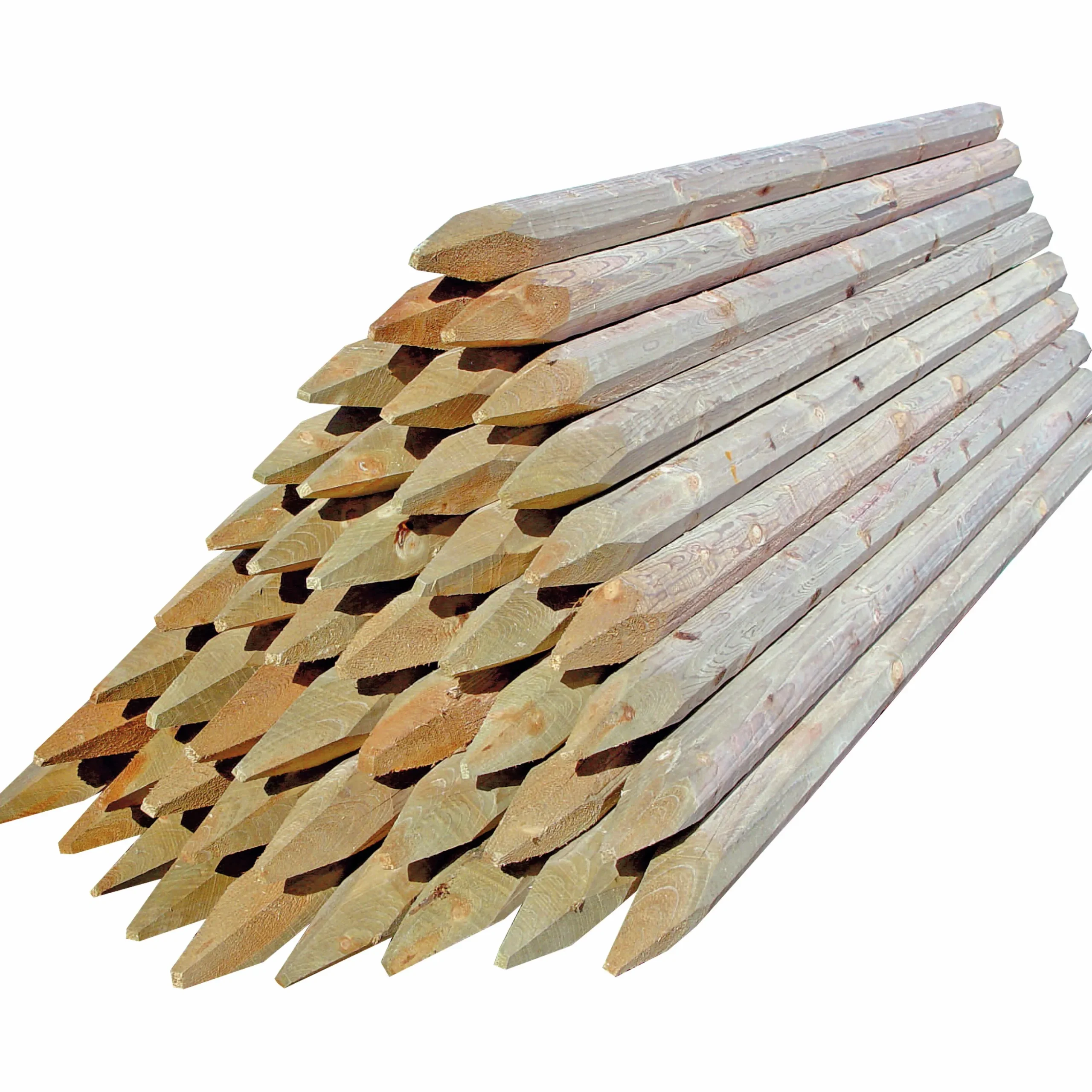 Stängselstolpe Octowood åttkantig Ø 80x2500mm 1-p