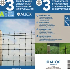 Sträckvajer Allox med lås 22m