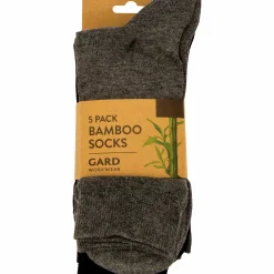 Strumpor G1880 Bambu Svart/Grå 5-p