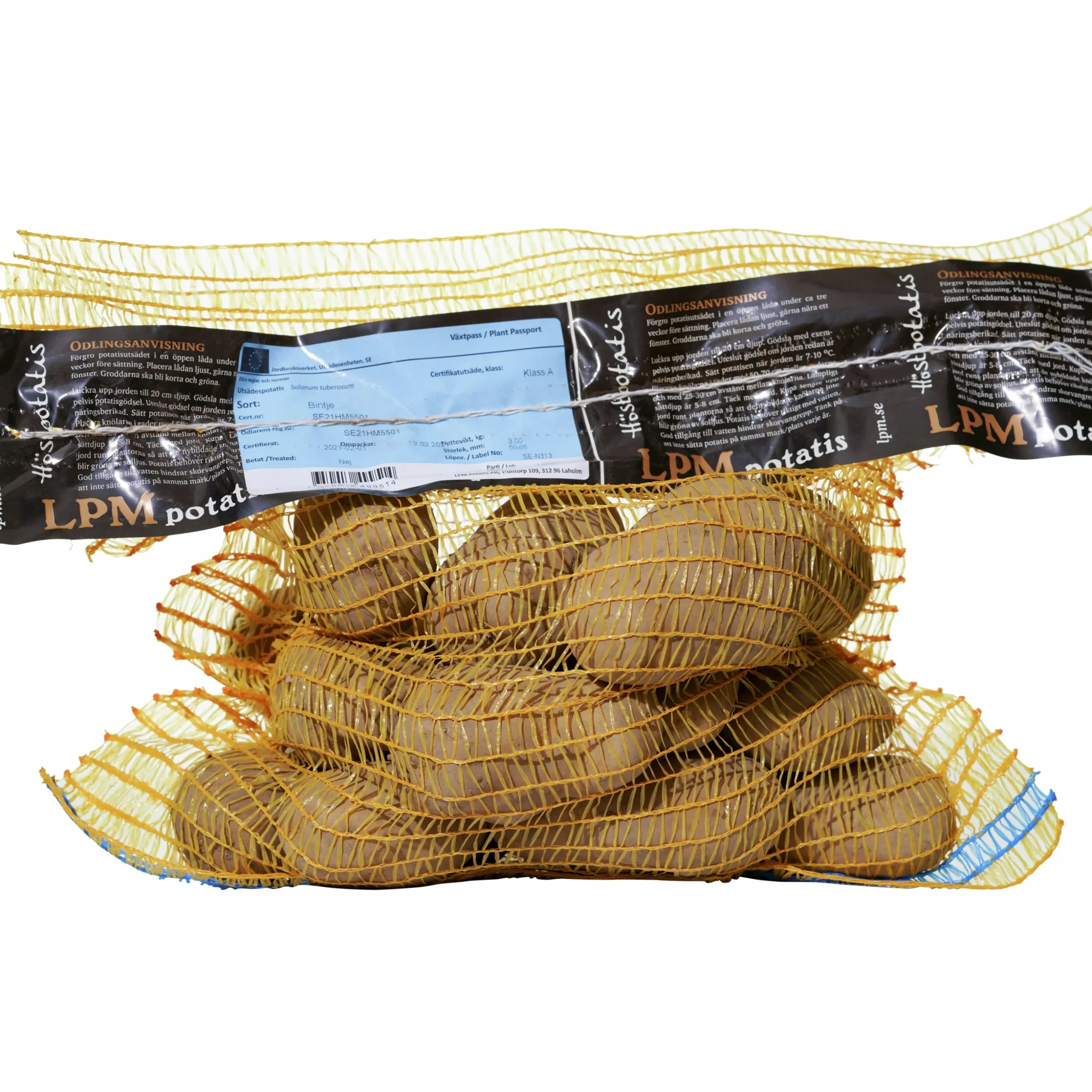 Sättpotatis LPM Bintje Höst 3kg