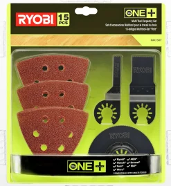 Tillbehörsset Ryobi Multiverktyg Rak 15Mt