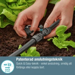 T-koppling Gardena MicroDrip m spridarfäste 1/2
