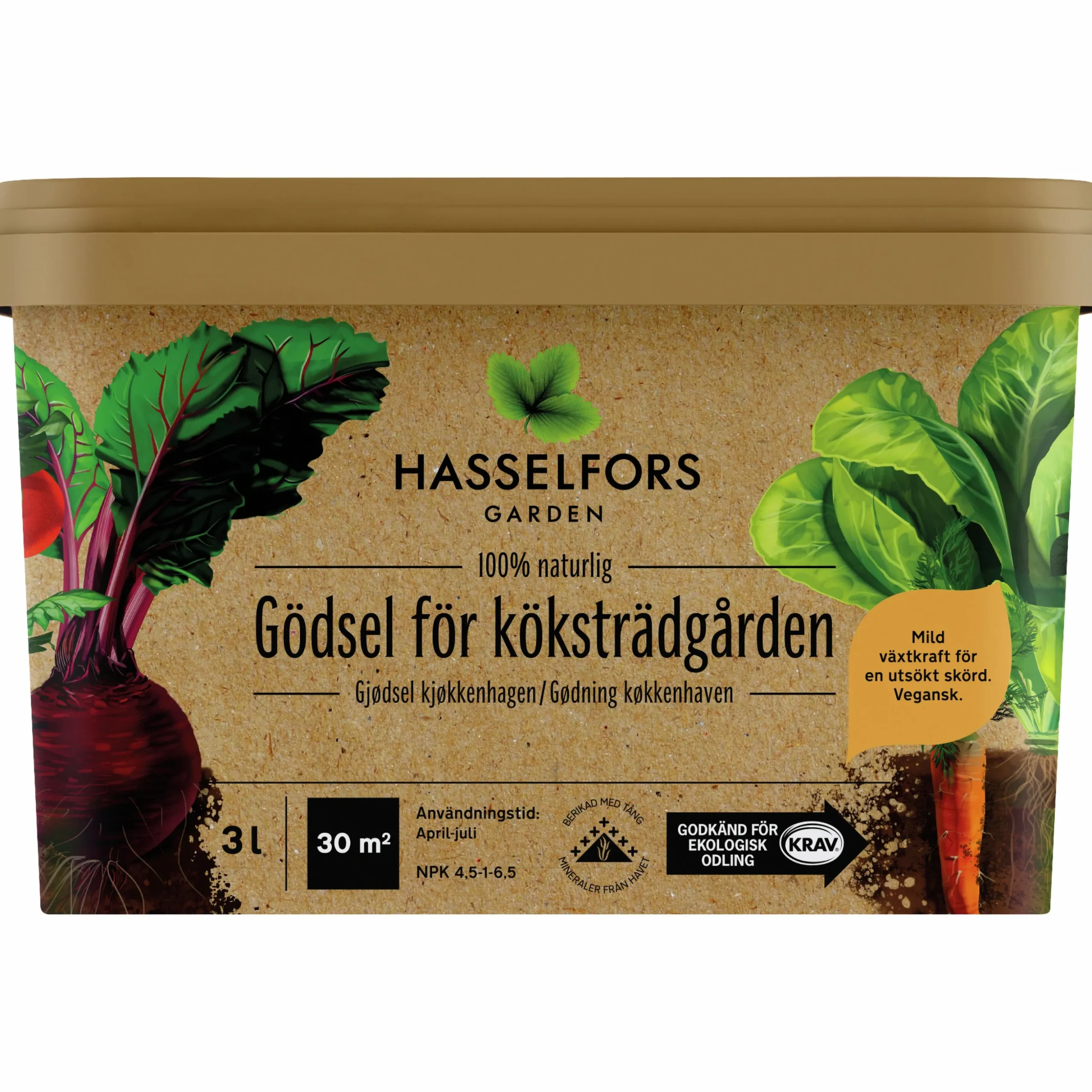 Trädgårdsgödsel Hasselfors Gödsel för Köksträdgården 3L