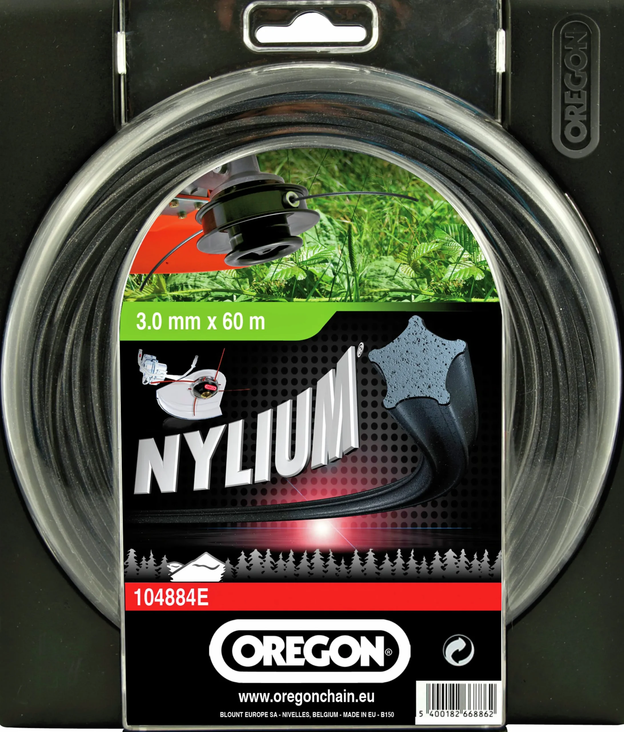 Trimmertråd Oregon Nylium Starline Ø1,3mmx15m