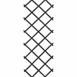 Träspalje Nyby Bruk Svart 50x140cm