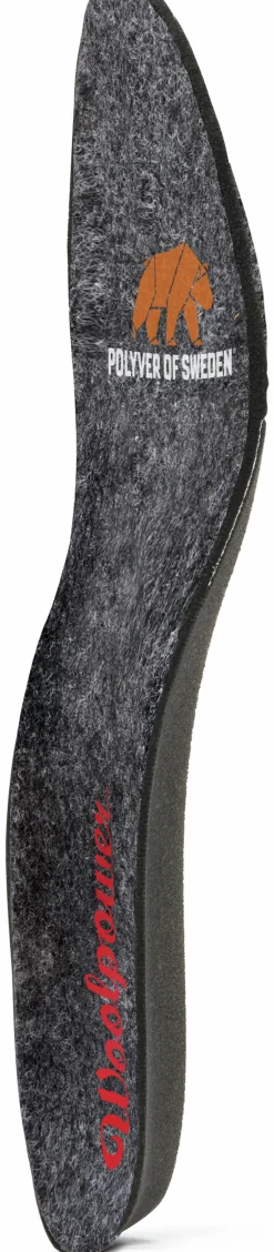 Ullsula Polyver Woolpower Insole Low Arch Grå