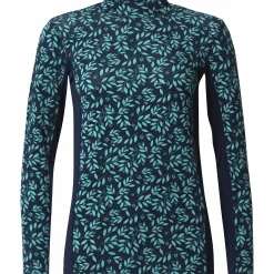 Underställ Lifewear Bambu Dam Lövmönstrad Blå/Grön