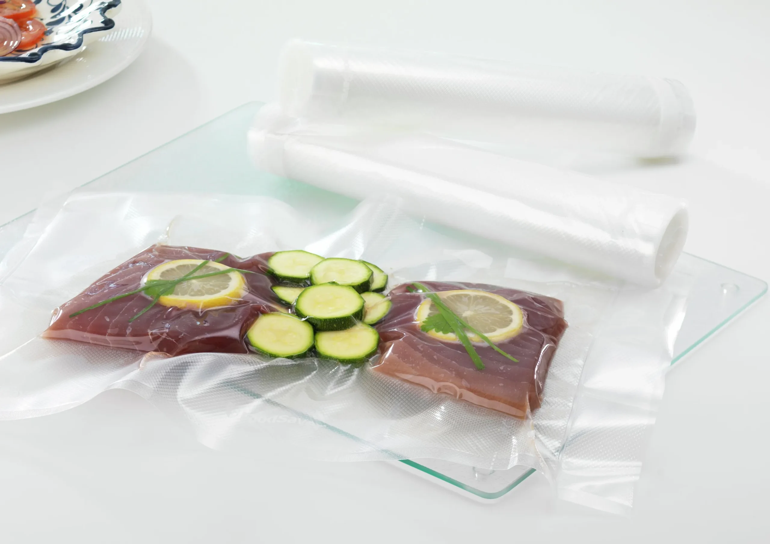 Vakuumrullar FoodSaver räfflade 400my 28cm 5,5m 2-p