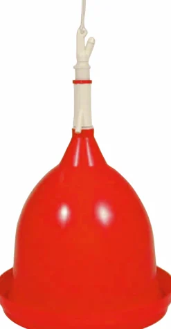 Vattenautomat Kerbl m upphängning Höns Plast Röd ⌀38x37,8cm