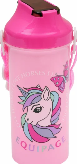 Vattenflaska Equipage Butterfly Rosa