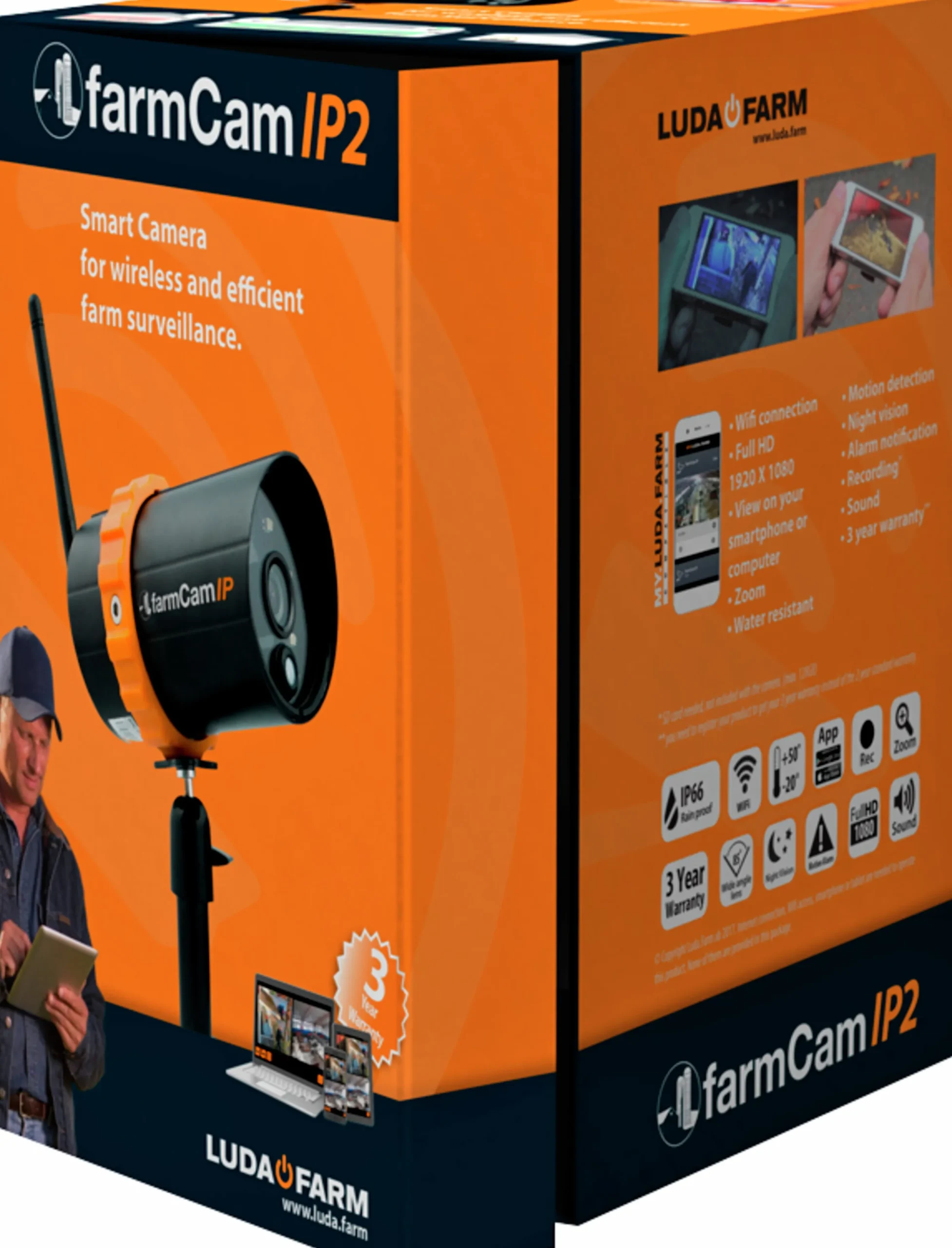 Övervakningskamera Luda.Farm FarmCam IP2