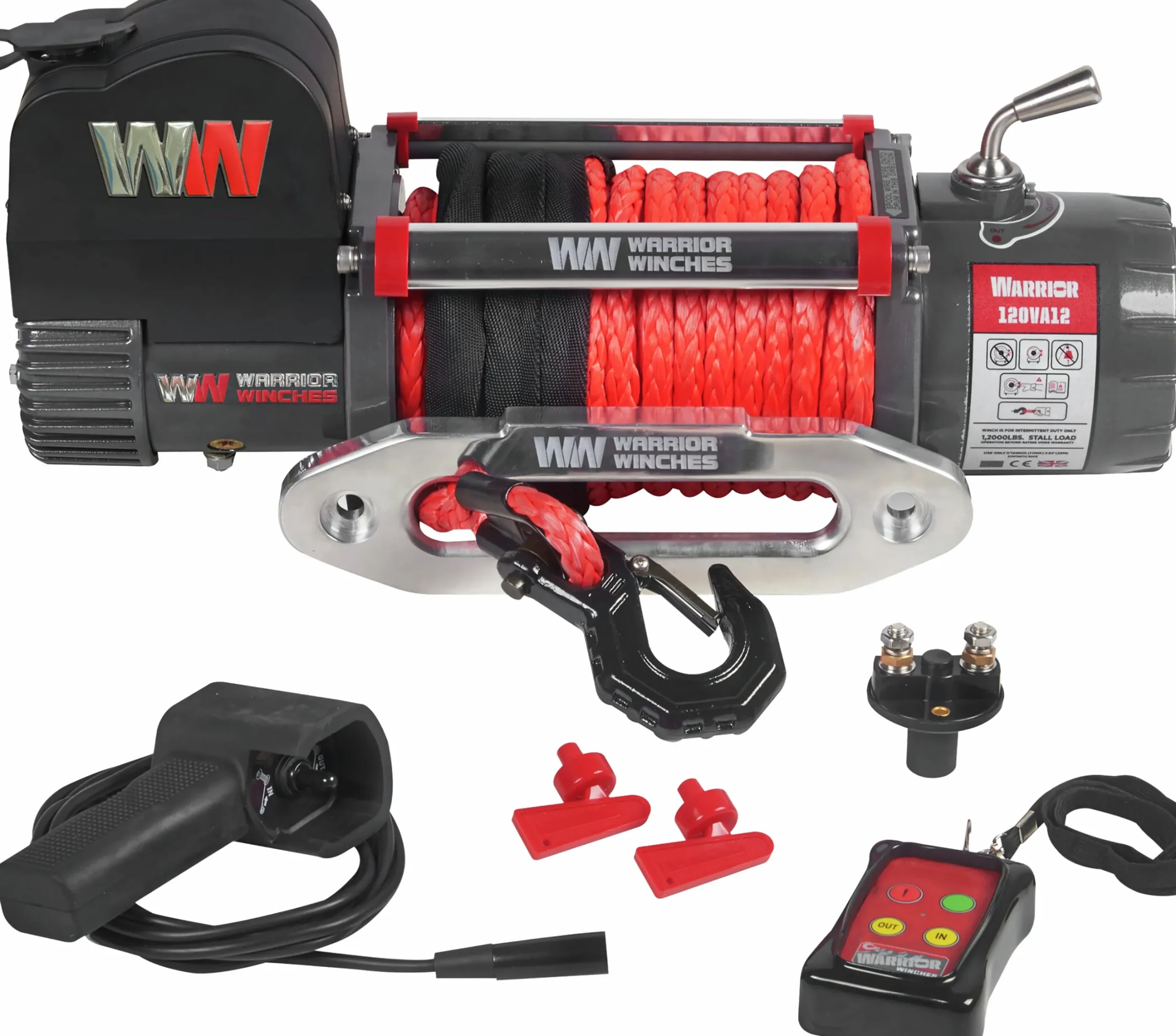 Vinsch Warrior Winches Samurai syntetlina 12000 12V