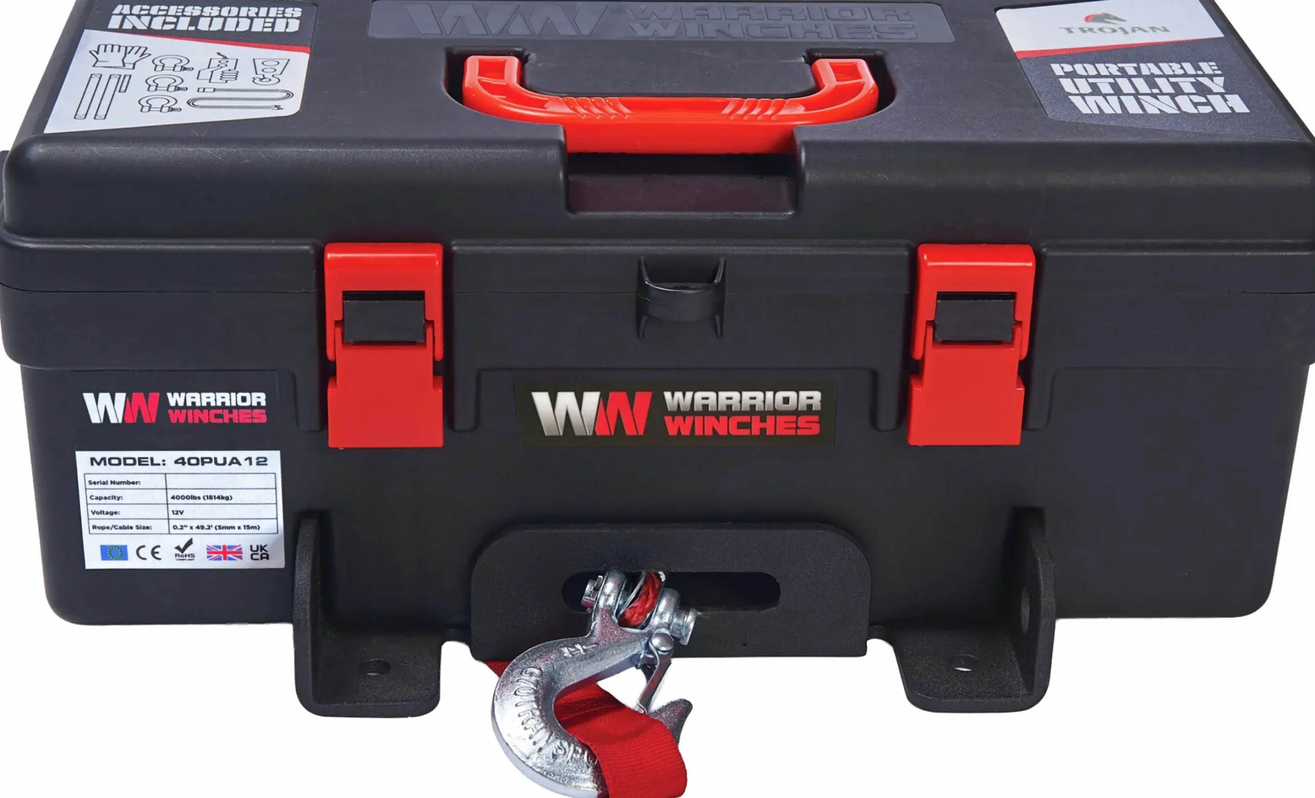 Vinsch Warrior Winches Trojan portabel syntetlina 4000