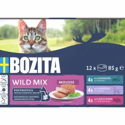 Våtfoder Bozita Menybox Mousse Wild Mix 12x85g