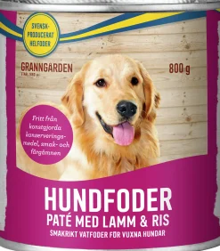 Våtfoder Granngården Paté Lamm & Ris 800g