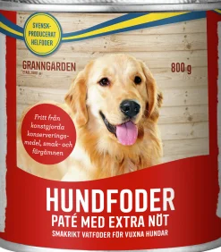 Våtfoder Granngården Paté Nöt 800g